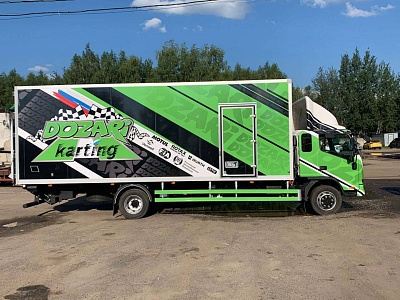 Оклейка Средних грузовиков